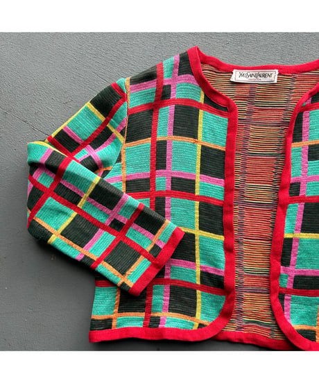 70-80s Yves Saint Laurent knit jacket