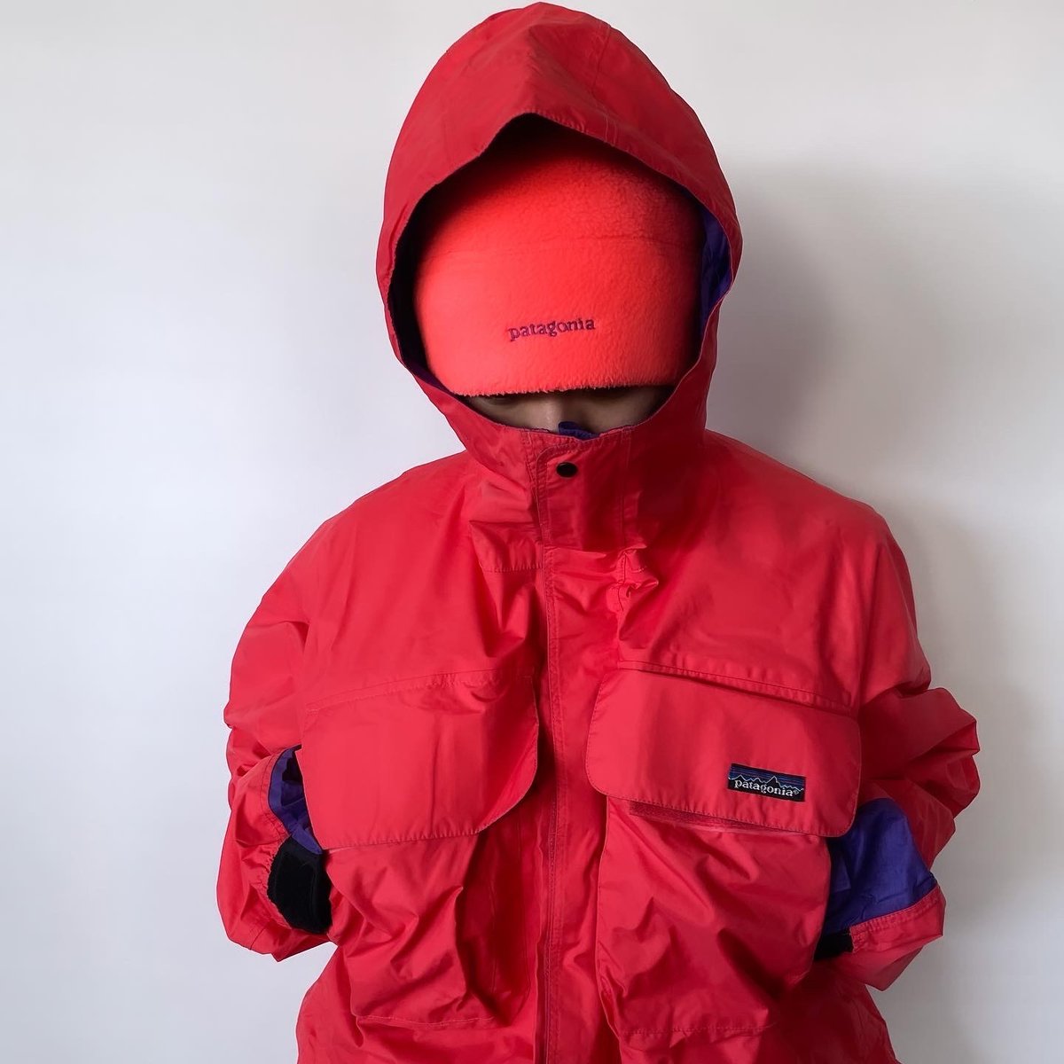 レア 90s パタゴニア スカノラック サーモンピンク M sst 91s