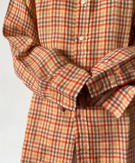 Dead Stock 70s Wool Linen Shirt