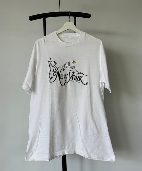 90s "NEWYORK MAGAZINE" s/s tee