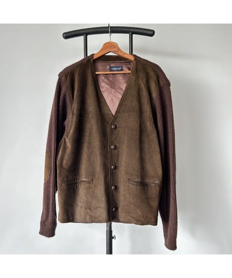 90s Switching suede cardigan