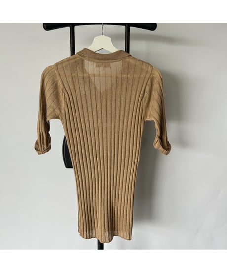 Summer knit polo