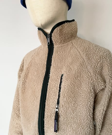 97s patagonia Retro Cardigan "natural / hunter green"