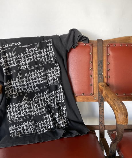 80~90s "VENICE CALENDAR" s/s tee