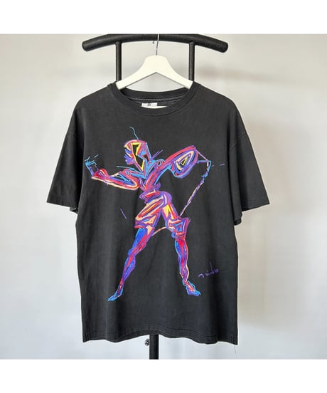 90s MILES DAVIS Art Tee "1985s Don Quixote"