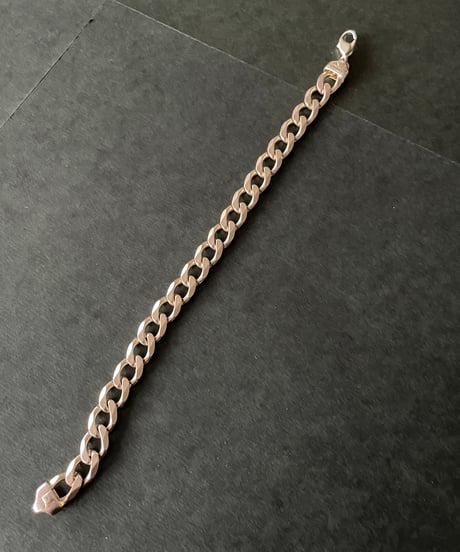 80s Europe vintage sterling silver  bracelet　made in Italy