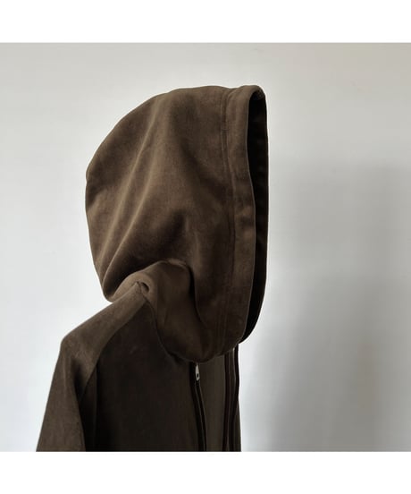 ANDER "VELOUR ZIP HOODIE"