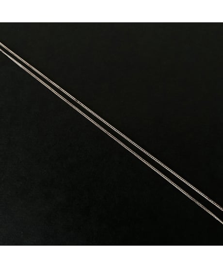 Vintage Silver 925 tiny chain necklace design Curb ⑧