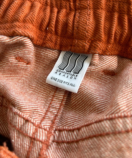 COMFORTABLE REASON ”Rodeo Slacks“ ORANGE