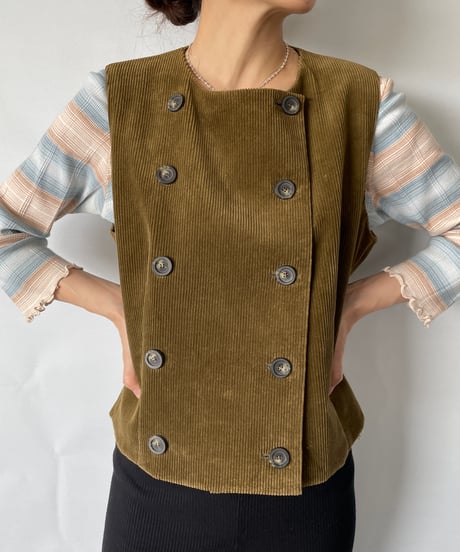 Henley neck ruffle tops