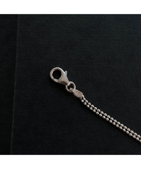 DEAD STOCK Vintage Italy 925 tiny chain Ball