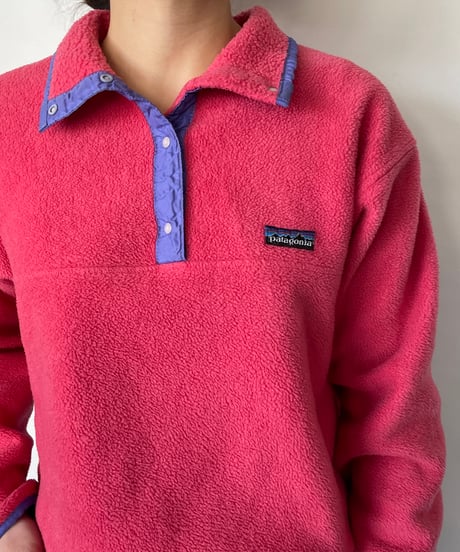 80s patagonia Synchilla Snap-T "pink"