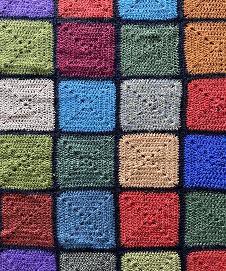 Europe crochet blanket