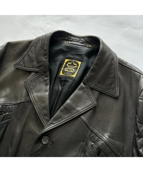 Fourman Leather Car Coat