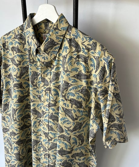 90s reyn spooner B/D s/s ALOHA shirt L