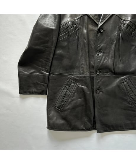 Fourman Leather Car Coat