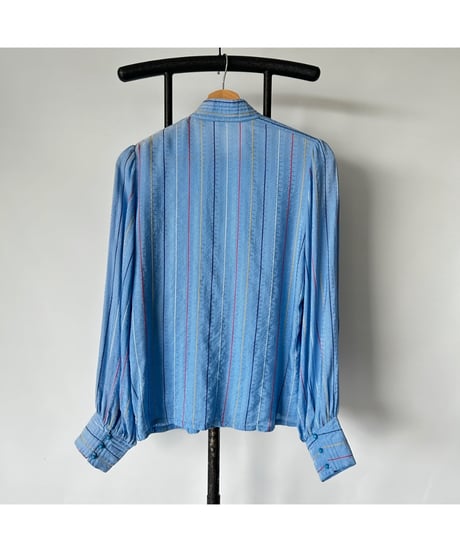 Europe vintage silk design blouse