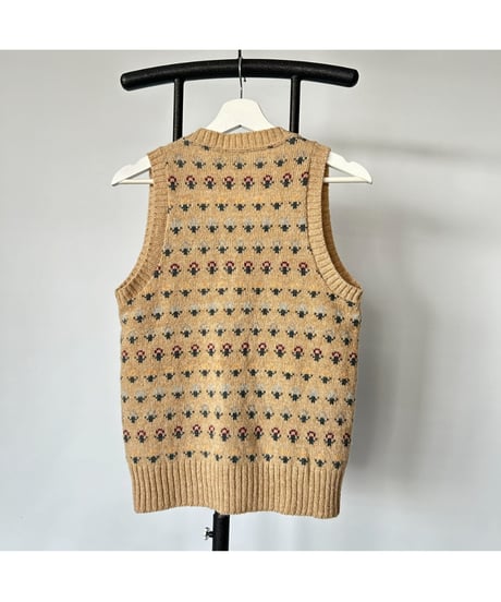 60~70s Butch maid Knit Vest