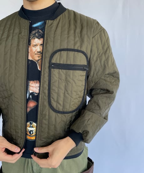 90s Europe quilting jacket
