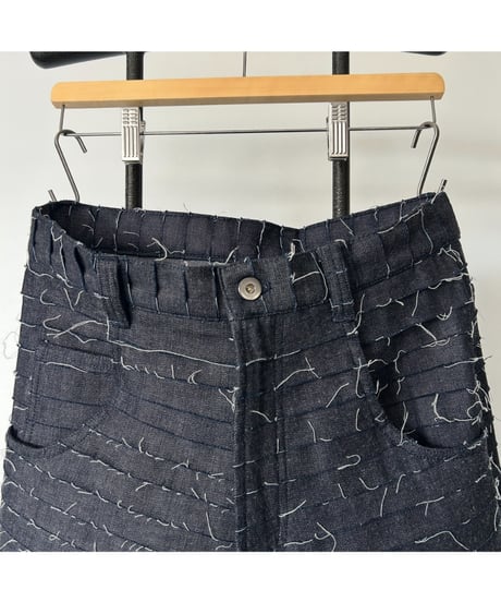 NAM "TRUMPET PANTS" (FRINGE DENIM)