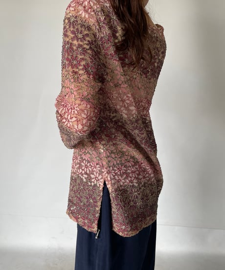 Vintage Flower lace tops