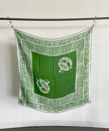 rajabrooke "BATIK WAU SCARF"  lt.hijau
