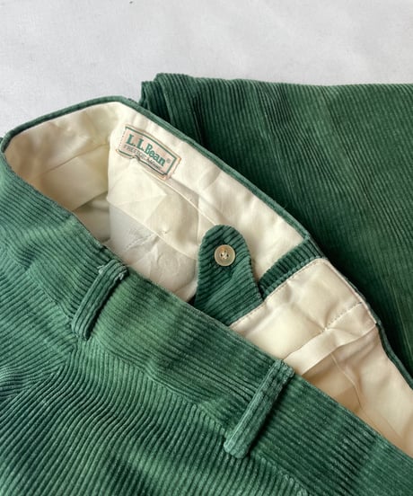 70-80s LL.Bean corduroy pants "green"