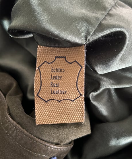 90s europe Suede Jacket