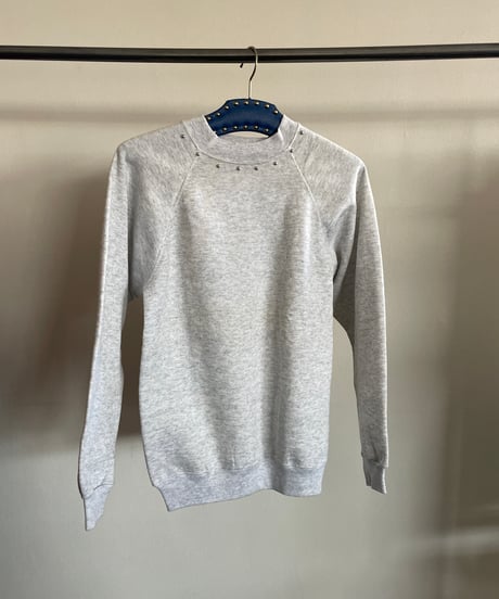 DEAD STOCK 80s Hanes sweat gray