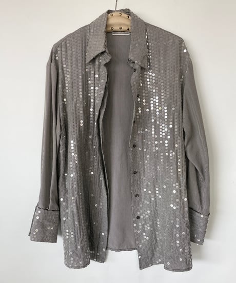 MADE IN ITALY sequins shirt