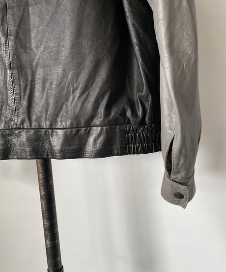 80s Two-tone Leather jacket