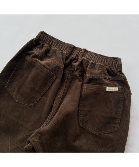 COMFORTABLE REASON "Straight Cords Slacks"