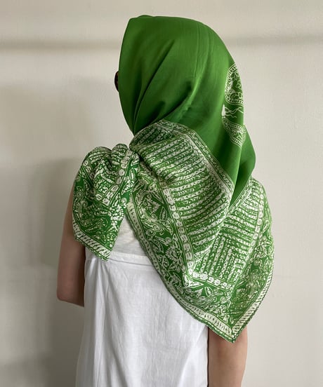 rajabrooke "BATIK WAU SCARF"  lt.hijau