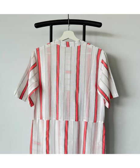 Multi Stripe Pullover One Piece