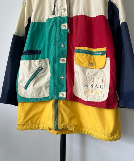 euro vintage multi-color jacket
