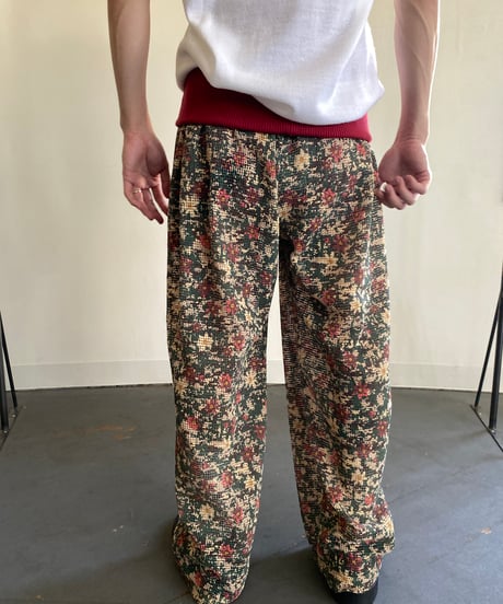 NAM ”Waist Wrap Camo Mesh Digital Aloha Pants” desert