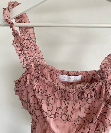 MADE IN ITALY flower camisole