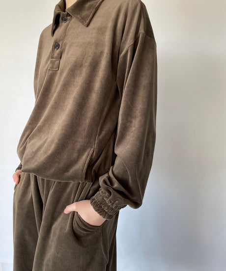 ANDER "VELOUR POLO"