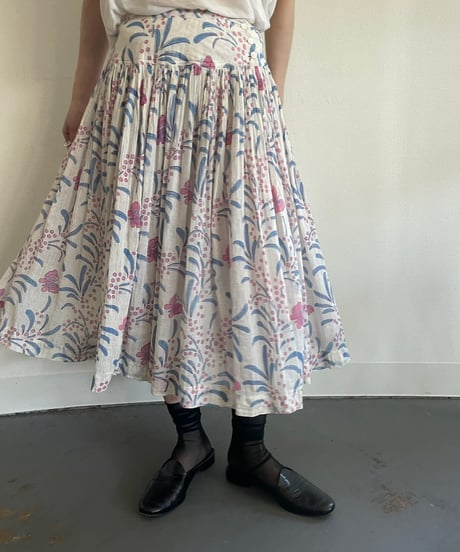 70s Indian cotton skirt
