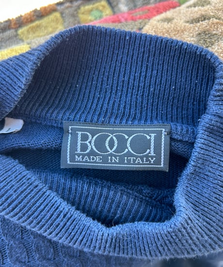 Vintage Mock Neck Cotton Knit