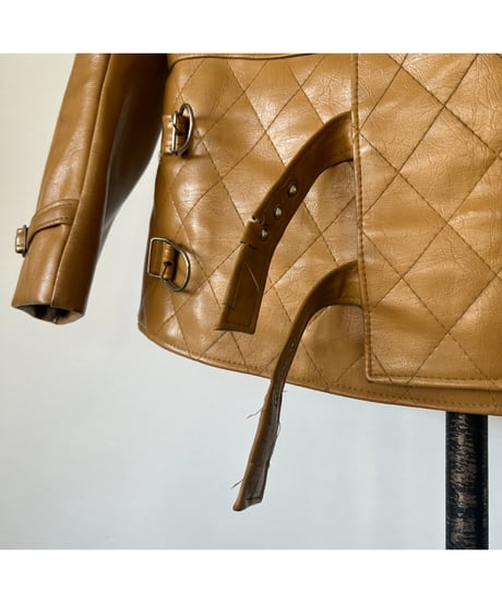 70s Camel Leather Jacket