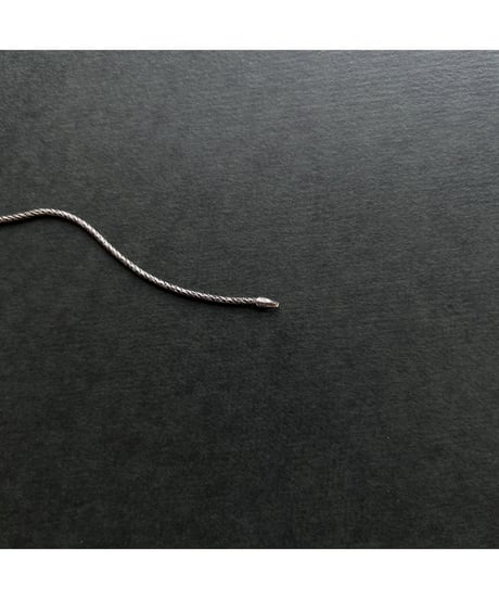 DEAD STOCK Italy 925 tiny chain necklace Rope 16