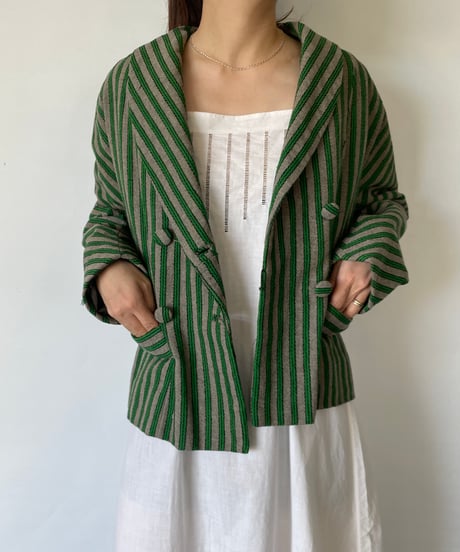 OLD VINTAGE wool double jacket