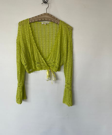 Crochet knit cardigan