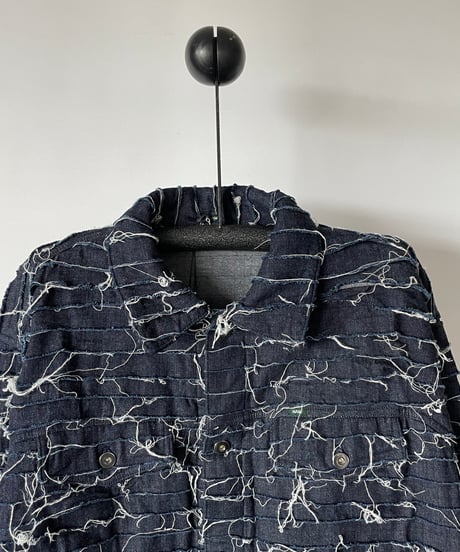 NAM "TRUMPET TRUCKER JACKET FRINGE DENIM"