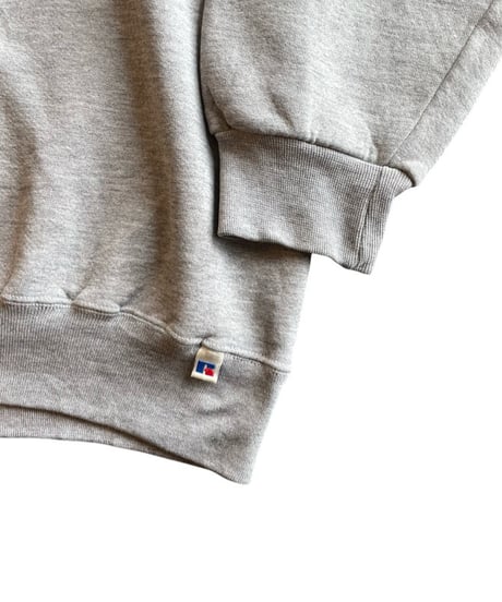 90s RUSSELL ATHLETIC sweat shirt GRAY XLT