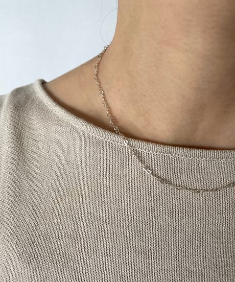 Vintage Italy 925 tiny chain necklace design ⑩
