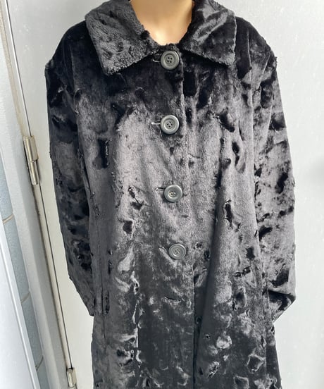 Faux fur coat