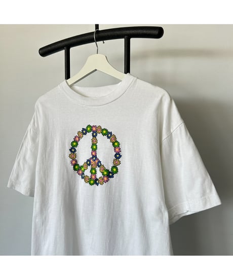 90s Vintage Flower peace Tee