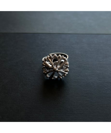 70s~80s vintage pewter ring